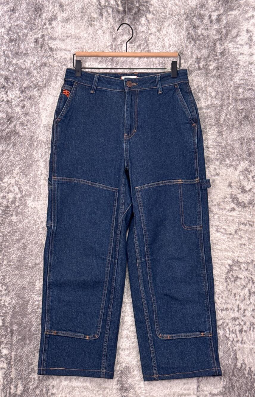 Ripton Jeans 28 Womens High Rise Double Knee Carpenter Utility
